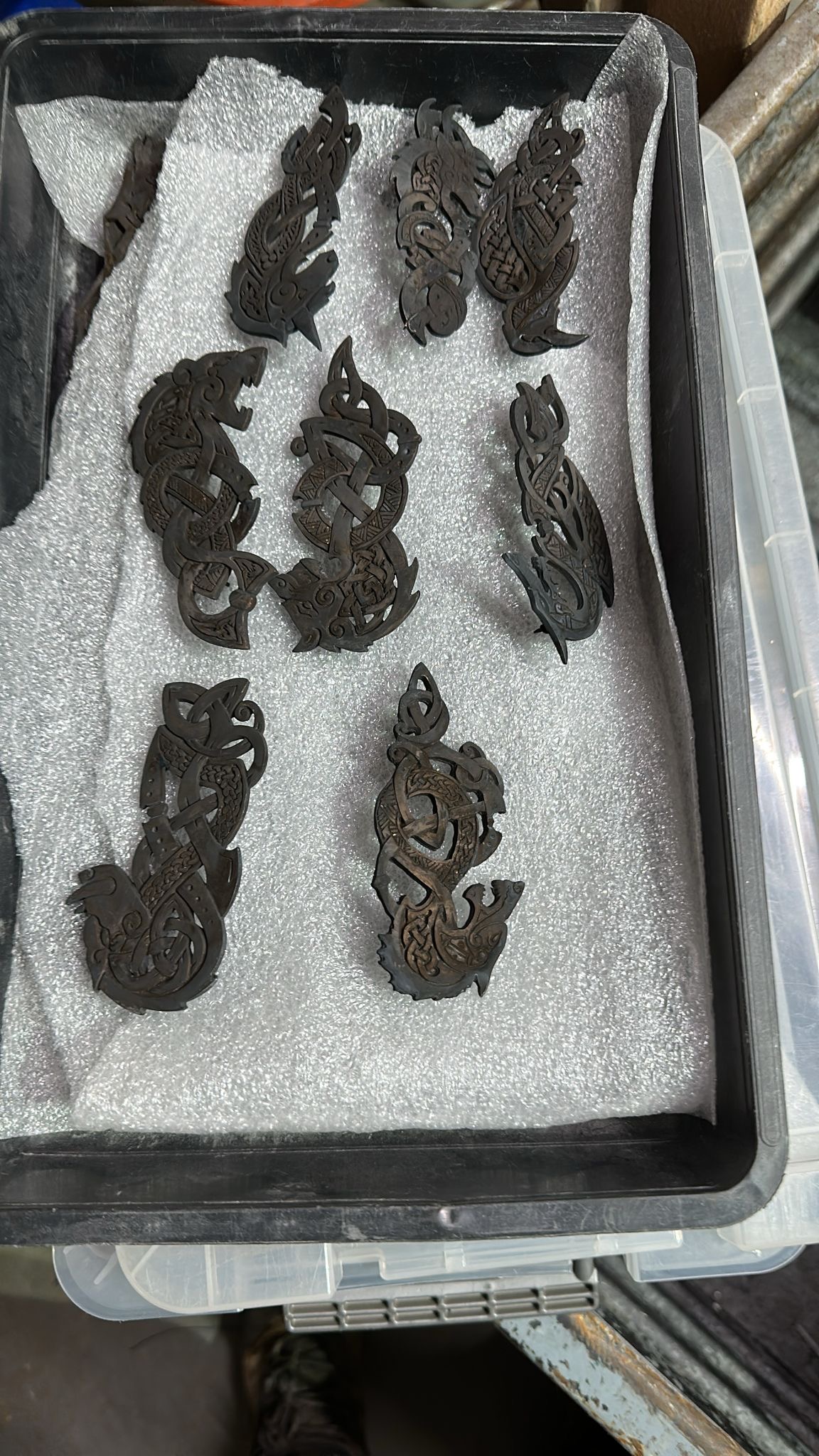 Antique brass